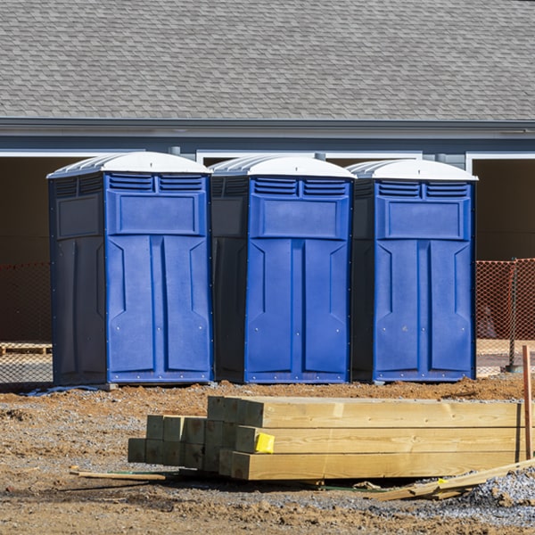 how do you dispose of waste after the porta potties have been emptied in Americus